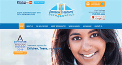 Desktop Screenshot of jacksonheightsorthodontics.com